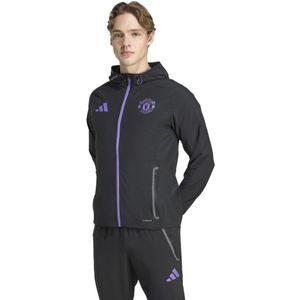 adidas Manchester United Vis Tech Vest Zwart Paars