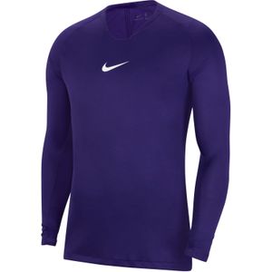 Nike Dri-Fit Park Ondershirt Lange Mouwen Paars Wit