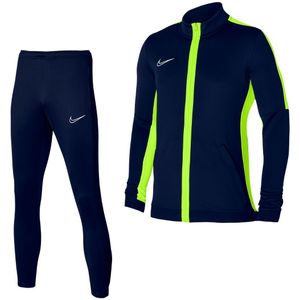 Nike Dri-FIT Academy 23 Full-Zip Trainingspak Kids Donkerblauw Geel Wit