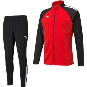 PUMA teamLIGA Trainingspak Rood Zwart