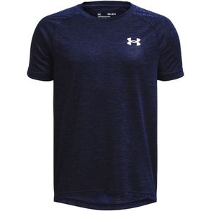 Under Armour Tech 2.0 Trainingsshirt Kids Donkerblauw Wit