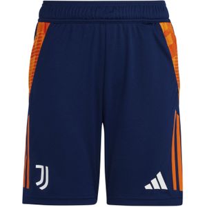 adidas Juventus Trainingsbroekje 2024-2025 Kids Donkerblauw Oranje Wit