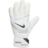 Nike Match Keepershandschoenen Wit Grijs Zwart