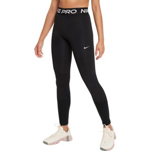 Nike Pro Sportlegging Meisjes Zwart Wit