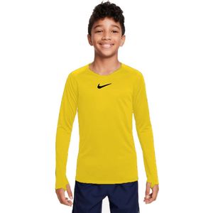 Nike Park Ondershirt Dri-FIT Lange Mouwen Kids Geel Zwart