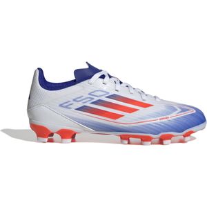 adidas F50 League Gras / Kunstgras Voetbalschoenen (MG) Kids Wit Rood Blauw