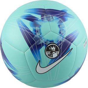 Nike Premier League Pitch Voetbal Maat 5 2023-2024 Turquoise Blauw Wit Zwart