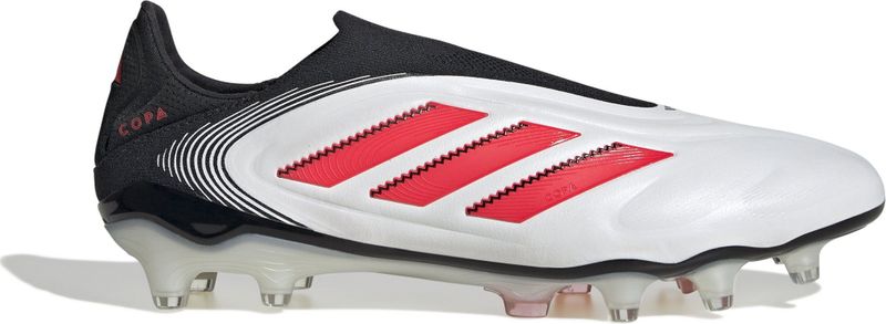 adidas Copa Pure III Elite Veterloze Gras Voetbalschoenen (FG) Wit Zwart Rood