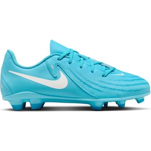 Nike Phantom GX II Club Gras / Kunstgras Voetbalschoenen (MG) Kids Blauw Wit