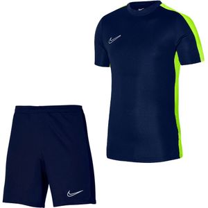 Nike Dri-FIT Academy 23 Trainingsset Kids Donkerblauw Geel Wit