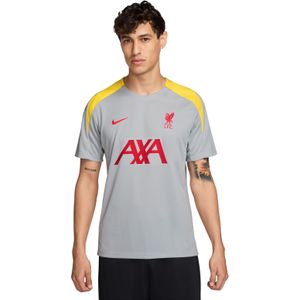 Nike Liverpool Strike Trainingsshirt 2024-2025 Grijs Geel Rood