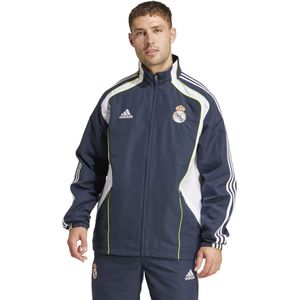 adidas Real Madrid Urban Purist Trainingsjack Donkerblauw Wit Lichtgroen