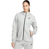 Nike Tech Fleece Vest Sportswear Dames Lichtgrijs Zwart