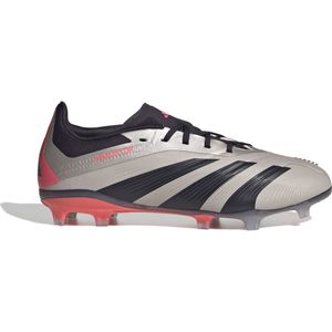 adidas Predator Elite Gras Voetbalschoenen (FG) Kids Zilver Zwart Roze