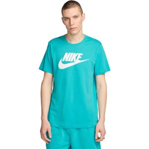 Nike Sportswear T-Shirt Icon Futura Turquoise Wit