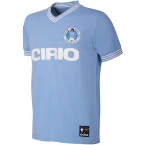 COPA Maradona x Napoli 1984 Retro Voetbalshirt Lichtblauw Wit