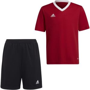 adidas Entrada 22 Trainingsset Kids Rood Zwart Wit