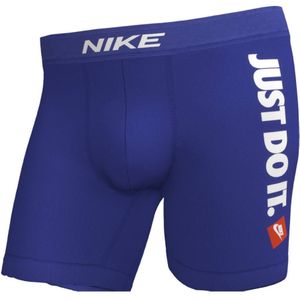 Nike Everyday Cotton Boxershort Brief Blauw Wit