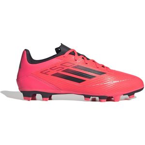 adidas F50 Club Gras / Kunstgras Voetbalschoenen (FxG) Felrood Zwart Zilver