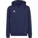 adidas Entrada 22 Sweat Hoodie Kids Donkerblauw Wit