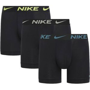 Nike Dri-FIT Ultra Stretch Micro Boxershort 3-Pack Blauw Grijs Geel