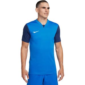 Nike Dri-Fit Trophy V Trainingsshirt Blauw Donkerblauw Wit