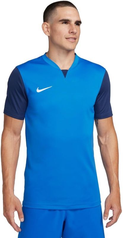 Nike Dri-Fit Trophy V Trainingsshirt Blauw Donkerblauw Wit