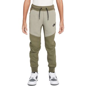 Nike Tech Fleece Sportswear Joggingbroek Kids Olijfgroen Grijs Zwart