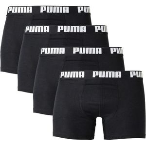 PUMA Boxershorts Everyday 4-Pack Zwart Lichtgrijs