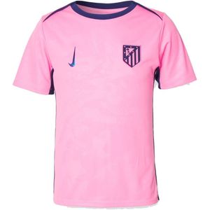 Nike Atletico Madrid Pre-Match Trainingsshirt 2024-2025 Roze Donkerblauw