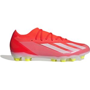 adidas X Crazyfast Pro Gras Voetbalschoenen (FG) Felrood Wit Geel