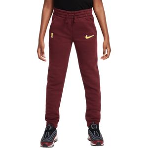 Nike Liverpool Club Joggingbroek 2024-2025 Kids Bordeauxrood Geel Wit