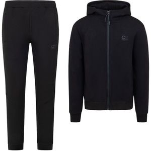 Cruyff Ignite Tape Hoodie Trainingspak Zwart Grijs
