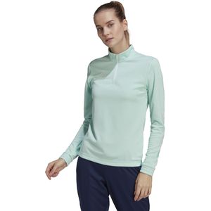 adidas Entrada 22 Trainingstrui 1/4-Zip Dames Mintgroen Wit