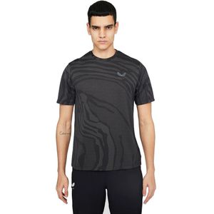 Castore Core Tech Trainingsshirt Zwart Donkergrijs