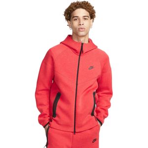 Nike Tech Fleece Sportswear Vest Rood Zwart