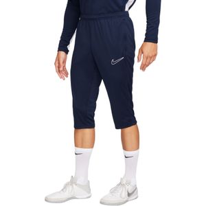 Nike Academy 23 3/4 Trainingsbroek Donkerblauw Wit