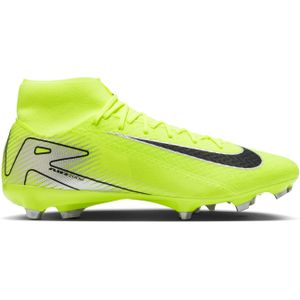 Nike Zoom Mercurial Superfly 10 Academy Gras / Kunstgras Voetbalschoenen (MG) Neongeel Zwart Zilver