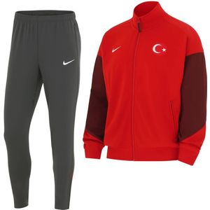 Nike Turkije Anthem Trainingspak Full-Zip 2024-2026 Rood Donkergrijs Bordeauxrood