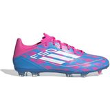 adidas F50 League Gras / Kunstgras Voetbalschoenen (MG) Blauw Roze Wit