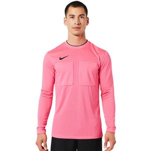 Nike Scheidsrechtersshirt Lange Mouwen Roze Zwart
