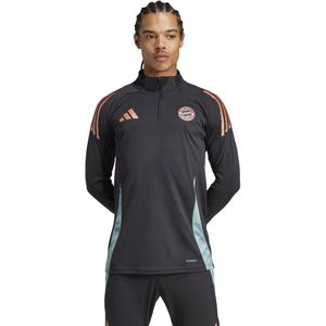 adidas Bayern München Trainingstrui 1/4-Zip 2024-2025 Zwart Groen Brons