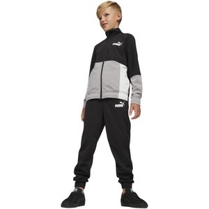 PUMA Colorblock Trainingspak Kids Zwart