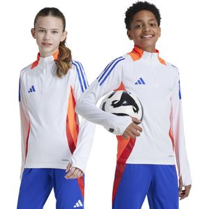 adidas Tiro 24 Trainingstrui 1/4-Zip Kids Wit Rood Donkerblauw