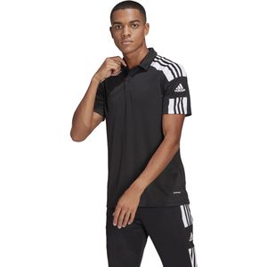 adidas Squadra 21 Polo Zwart Wit