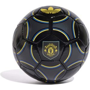 adidas Manchester United Club Voetbal Maat 5 Zwart Geel Blauw