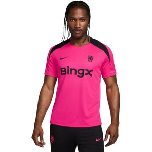 Nike Chelsea Strike Trainingsshirt 2024-2025 Roze Zwart