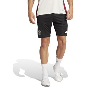 adidas Manchester United Trainingsbroekje 2024-2025 Zwart Wit Rood