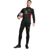 PUMA AC Milan Trainingspak 1/4-Zip 2024-2025 Zwart Rood Goud
