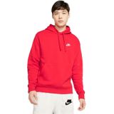 Nike Sportswear Club Fleece Hoodie Rood Wit